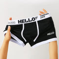 Men's Underpants Cotton Boxers Letter Belt Young Personality Trend Breathable Mens Boxer Briefs Boys' Underwear Shorts
