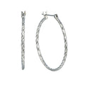 Classical Hoop Earing Gold Plated Wholesale Jewelry 925 Sterling Silver Fashion Hoop Earrings Women