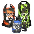 Custom 2L 5L 10L 15L 20L 30L PVC Ocean Camping Hiking Travelling Backpack Camouflage Double Shoulder Waterproof Dry Bag