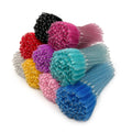 Cleansing Mini Pink Nylon Eyebrow Makeup Colorful Disposable Lash Applicator Eye Wand Spoolie Mascara Eyelash Extension Brush