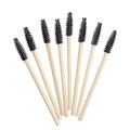Wooden Eyelash Mascara Wands Disposable Eco-friendly Bamboo Handle Makeup Brushes Eye Lash Extension Tool Kit