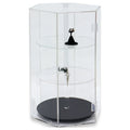 Manufacturer Factory Supplier OEM Custom LED Lights Acrylic Rotating Countertop Display Case