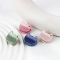 Jinhe New Mini Cat Hair Clips No-Slip Claw Fashion Kitten Acetate Claw Clip with Rhinestone for Women Girls Hair Accessory