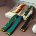 New Style 4 Holders Horizontal Metal Jewelry Ring Display Rack for showcase for Jewellery Shop