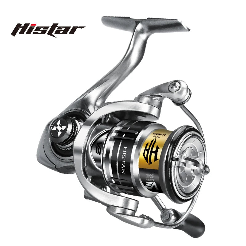 HISTAR Vector Carbon Fiber Rotor Screw in Design CNC Bail 5.2:1 High Ratio 6+1 BBS 1500-3000 Series Spinning Fishing Reel