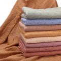 New Style Cotton and Linen Ladies Solid Color Big Shawl Muslim Women Polka-dot Hijab 90*180cm Large Size