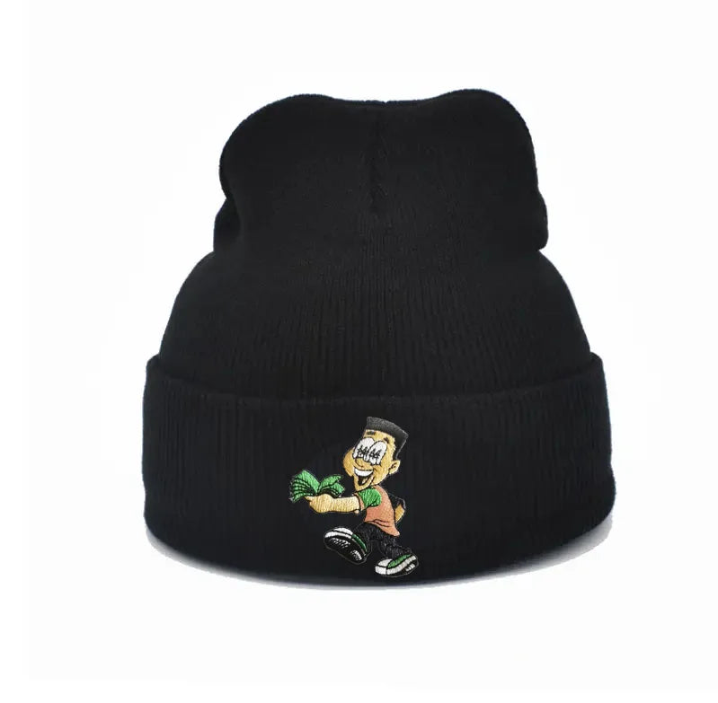 Wholesale Knitted Beanie Hatbeanies With Different Pattern Custom Logobeanies Unisex for Men and Women