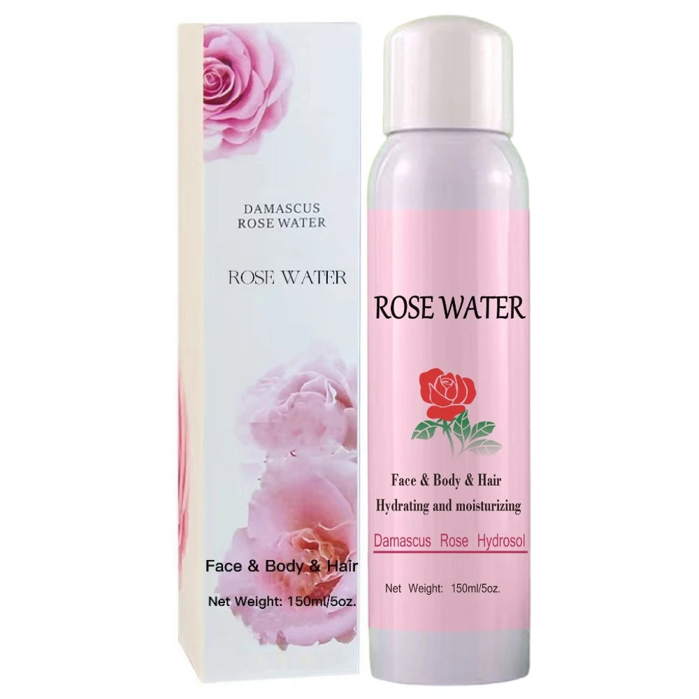 OEM Custom Logo Rose Pure Water Skin Care Set Anti-Aging Moisturizing Whitening with Organic Ingredients Vitamin C MOQ 100pcs