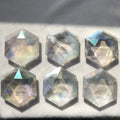 Natural Aura clear Quartz David Star Healing Ametrine  Crystal Hexagon Star for Decoration