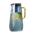 Grey Color Borosilicate Glass Pitcher Stove Top Safe Lead Free BPA Free with Lid for Juice Water Coffee Tea Beverage