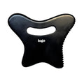 Popular Product 2025 Large Black Bian Stone Guasha Massage Stones Big Gua Sha Stone Lymphatic Body Paddle Massage Tools