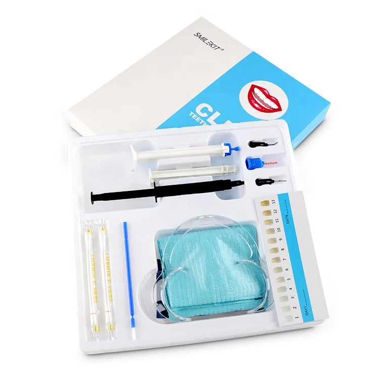 Clinic Use Professional Teeth Whitening Dual Barrel Syringe Gel Kit  Private Label