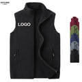 Wholesale Custom Logo Blank Company Office Team Promotion Uniform Winter Polar Fleece Vest With Fleece  for Men Women Unisex