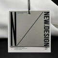 Thick Luxury Cardboard Custom Design Clothing Paper Swing Hang Tags Hangtags Garment Tags Hangtag Label Free Artwork Design