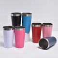 Customizable Logo 16oz Stainless Steel Double Wall Insulated Tumbler Eco-Friendly Vacuum Flask Beer Mugs