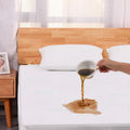 Fitted Bed Protector Air Layer Bamboo Jacquard Waterproof Mattress Protector Cover