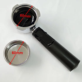 New Design Espresso Coffee Tools 51mm Bottom Aluminum Alloy Coffee Portafilter With Plastic Handle for Homix