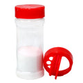 New Arrival Customized Round 8oz Eco-Friendly PET Spice Storage Jar Empty Plastic Pepper Shaker with Shaker Lid for Salt Pepper