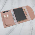 Multifunctional Notebook Organizer Portable Mobile Phone Holder PU Leather Laptop Bag
