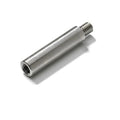 Anodized Powder Coated M10 M12 AluminumTheaded Tube 6061 6063 Outside Threading Tube Inner Thread Tube