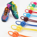 FASTLACES Polyester No-Tie Elastic Shoelaces Spring Plastic Lock Quick Wear in 1 Second Hiking Sports Lazy 100cm for 25 Colors