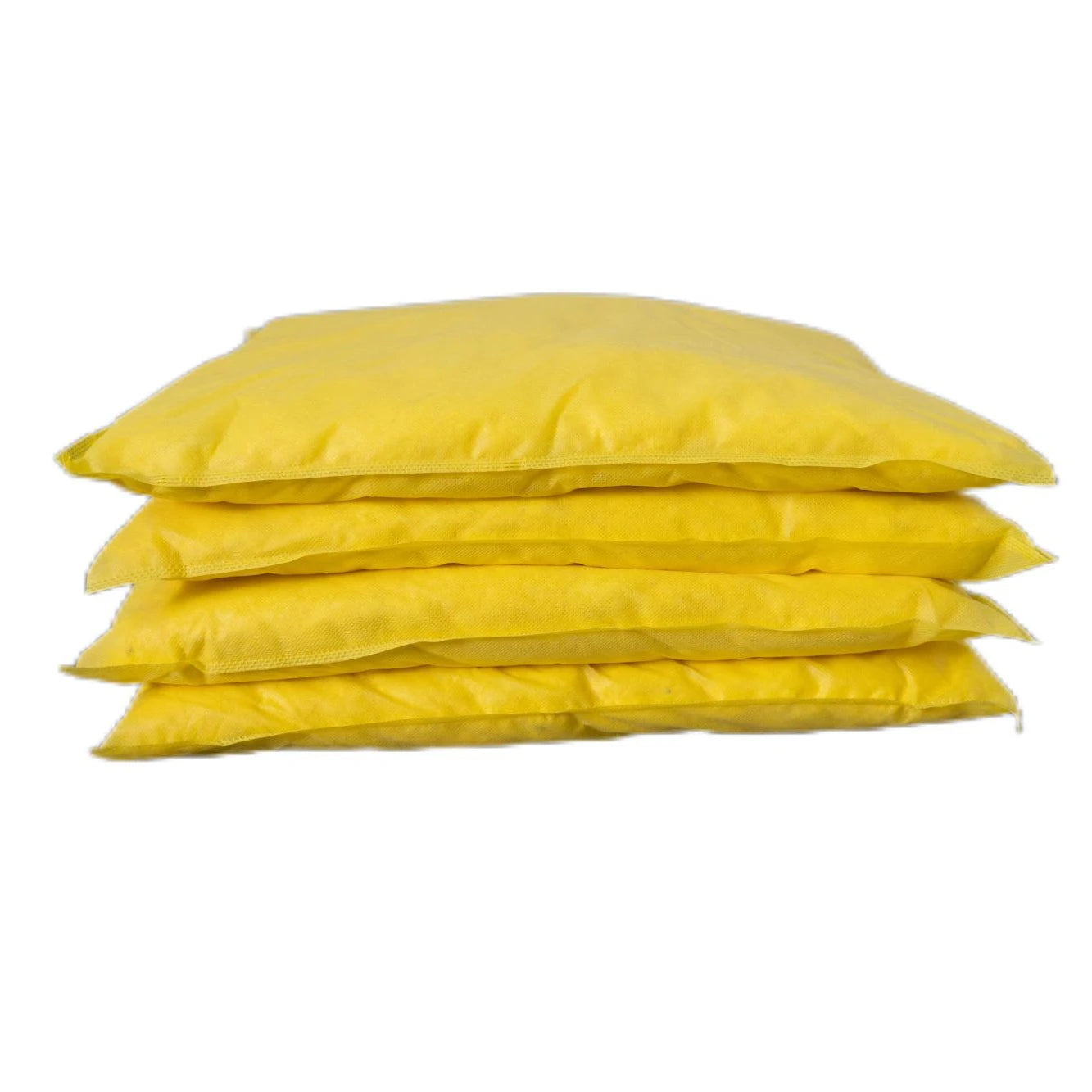 Oilspillpro CHA-PI2025 20cm*25cm Yellow Chemical Absorbent Pillow Economy Dock Product for Spill Oil Only