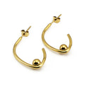 2021 European Metal Punk Styles Geometric Earrings Irregular Ear Jewelry Trendy Female Earrings
