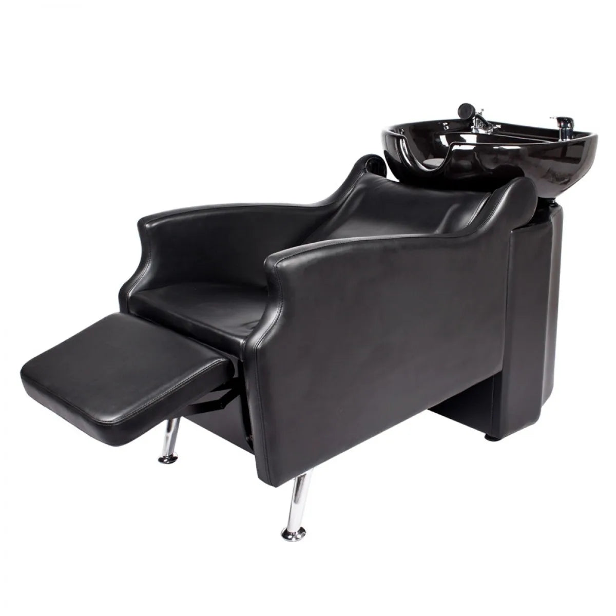 Hot Sale Hair Washing Chair Shampoo Bed Beauty Salon White Shampoo Bowl and Chair