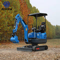 EPA Kubota Small Micro 1 Ton 1.5 Ton Mini Excavator Factory Price MiniPelle Escavatore Digger Core Engine Motor Pump Gearbox