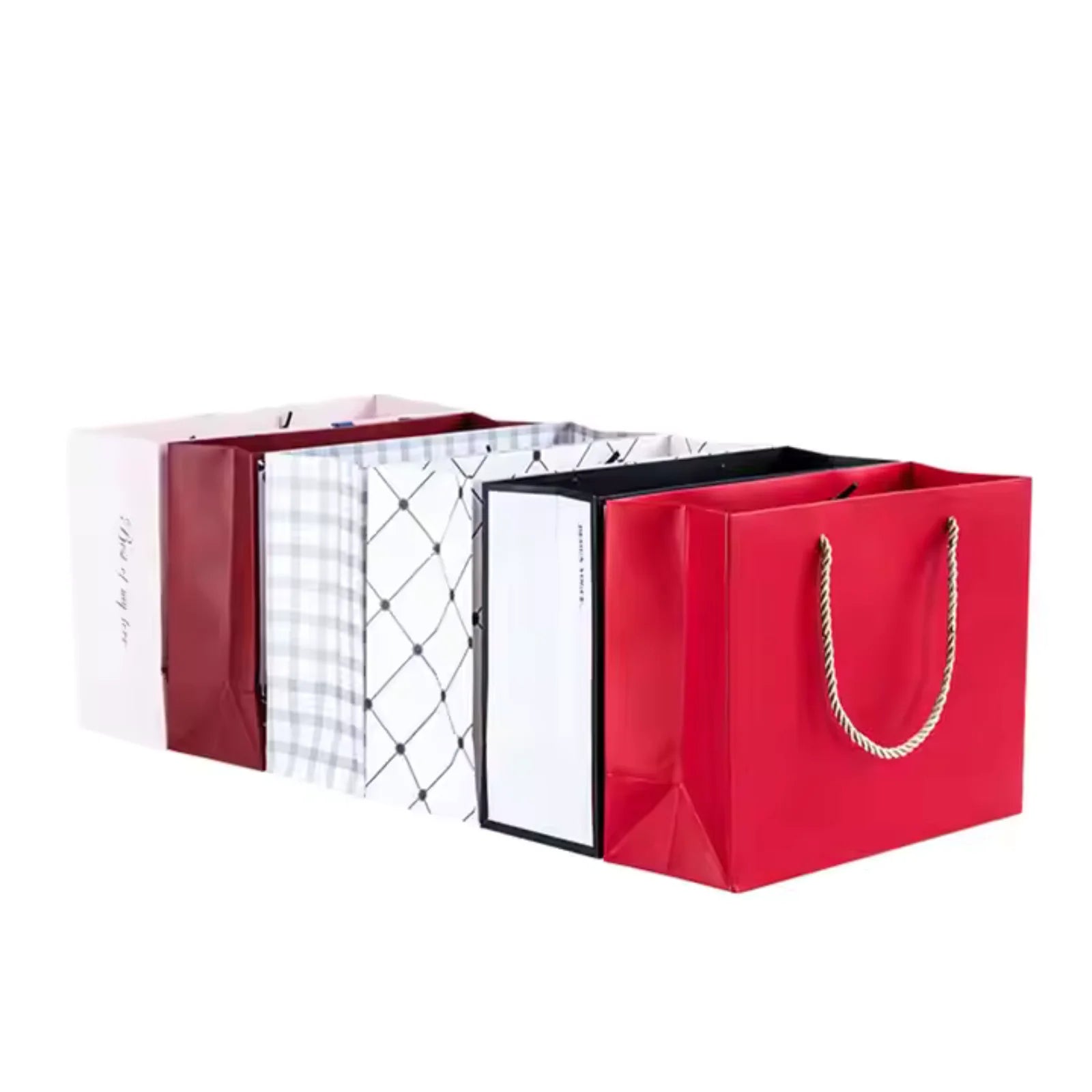 Recyclable Biodegradable Shopping Clothing Bag Packaging Luxury Gift Paper Bags with Custom Logo for Small Business