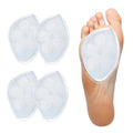 MediFootCare Gel Forefoot Cushion Pads Soft Foot Care Ball of Foot Cushions Prevent Calluses Blisters Metatarsal Pads HA01303