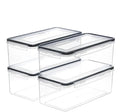 Large Food Storage Containers BPA Free Plastic Airtight Food Storage Canisters for Flour Sugar Baking Supplies