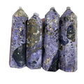 Natural Purple Sugilite Tower Polished Crystal Wand Points