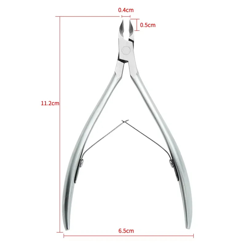 Wholesale Price Silver 619 Personal Care Beauty Tool Dead Skin Cutting Use Cuticle Nail Nippers Manicure Salon Dead Skin Clipper
