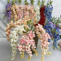 YOPIN 424 Artificial White Wisteria Artificial Hanging Flower Hanging Wisteria Ceiling Wisteria Flower Vine