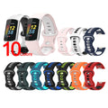 IVANHOE Rubber Watch Band for Fitbit Charge 5 Smart Watch Replacement Sport Wristband Belt for Fit Bit Charge 5 Strap Bracelet