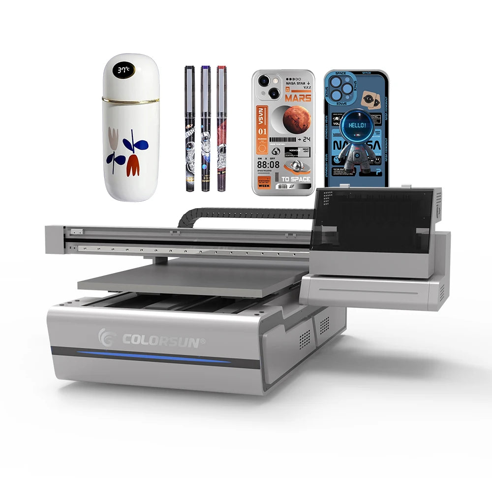 A1 Size 60 90 cm Flatbed  Printer 6090 Phone case Printing Machine Inkjet Printer Uv Printer Bottles Dtf Uv Printer