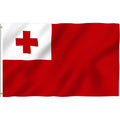 Custom Tonga Flag Promotional Product Factory Custom Logo 3x5 ft 100% Polyester Durable Outdoor Tonga Flag