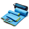 Lightweight Microfiber Travel Towel Bag  Quick-drying Towel Sets Are Ideal for Camping Beach Gym Backpacking Yoga Swimming