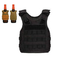 Custom Tactical Mini Molle Vest Drink Bottle Decoration Set Protective Beer Bottle Mini Vests Beer Vest Holder