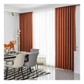 Innermor Modern Style 52x84 Inch Ready Made Orange Blackout Curtain for Living Room Bedroom