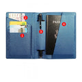 Factory Price Solid Passport Cover Unisex PU Leather Travel ID Card Case Leather Wallet Purse Passport Holder