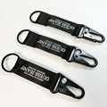 Nylon Eco-Friendly Soft Fashionable Customized Logo Aircraft Pilot Key Holder Lanyard Safety Buckle Hook Silk Screen Printing