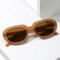 Personality Vintage Design Small Oval Frame Sunglasses Outdoor Street Photo Eyewear