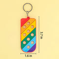 New Arrival PVC Keychain with Holes Innovative Storage Function for Small Items & Personalized Keychains