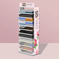 Metal Cosmetics Display Rack Large Capacity Cosmetics Display Rack Nail Polish Display Rack Support Customization Makeup Rack
