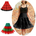 Womens 1950s Rockabilly Petticoat Skirts Vintage Wedding Dress Ballet Tutu Puffy Under Skirt Tulle Underskirt