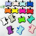 OKSILICONE Pet Name Tag Custom Cartoon Shaped Fashionable Silicone Scarf Dogs Animal Silicone Bag Bone Shape 6g/pcs