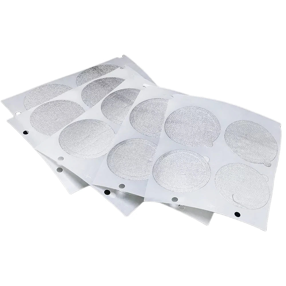 100PCS/PACK Refillable Coffee Capsule Flim Sticker 37MM Refilling Capsule Self Adhesive Aluminum Foil Brewer Lid