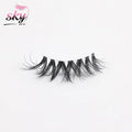 Special Lifting Lashes for Hooded Eyes Thick Outer Corner Fake Eyelashes Handmade 3D Layered Lash Strips for Eye Makeup